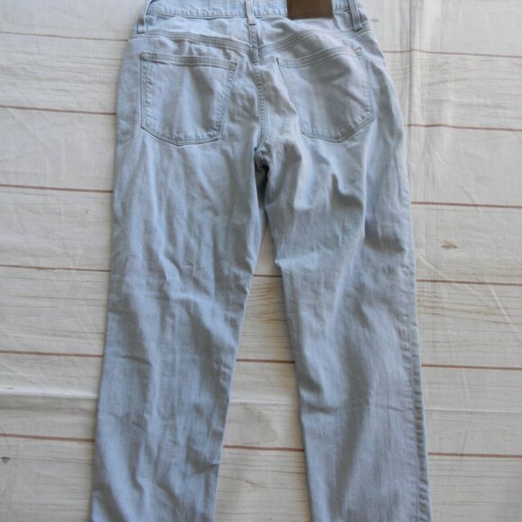 J.CREW MERCANTILE LIGHT WASH STRAIGHT LEG JEANS SZ 28 - Picture 4 of 4